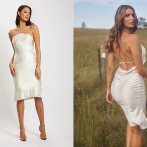Silk Halter Dress